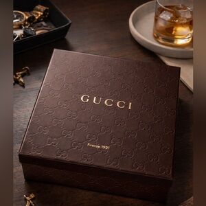 Gucci Brown Men's Belt Box